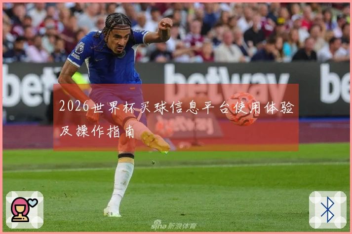 2026世界杯买球信息平台使用体验及操作指南