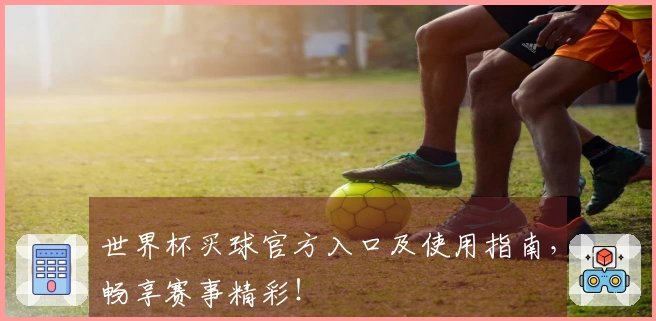 世界杯买球官方入口及使用指南，畅享赛事精彩！